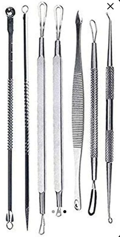 Blackhead Remover Pimple Comedone Extractor Tool Best Acne Removal Kit with Case