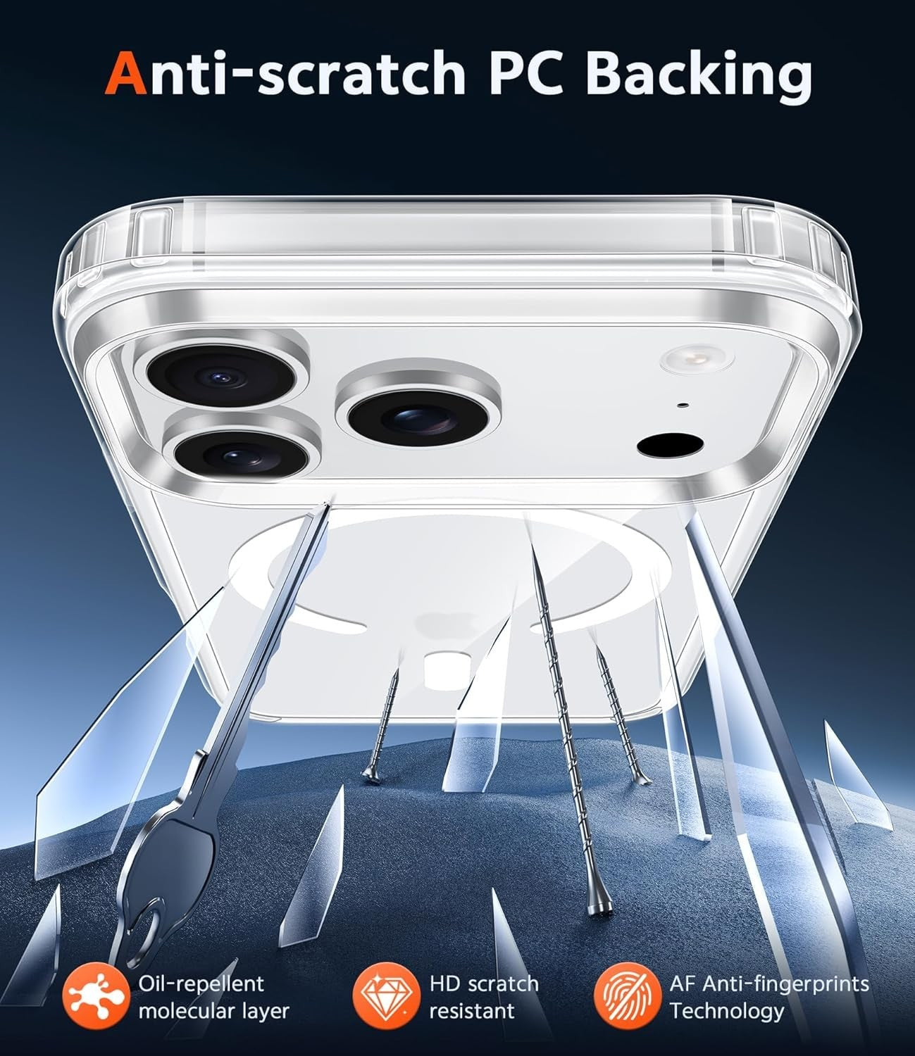 iPhone 17 Pro Max Case, Compatible with MagSafe, Military-Grade Drop Protection