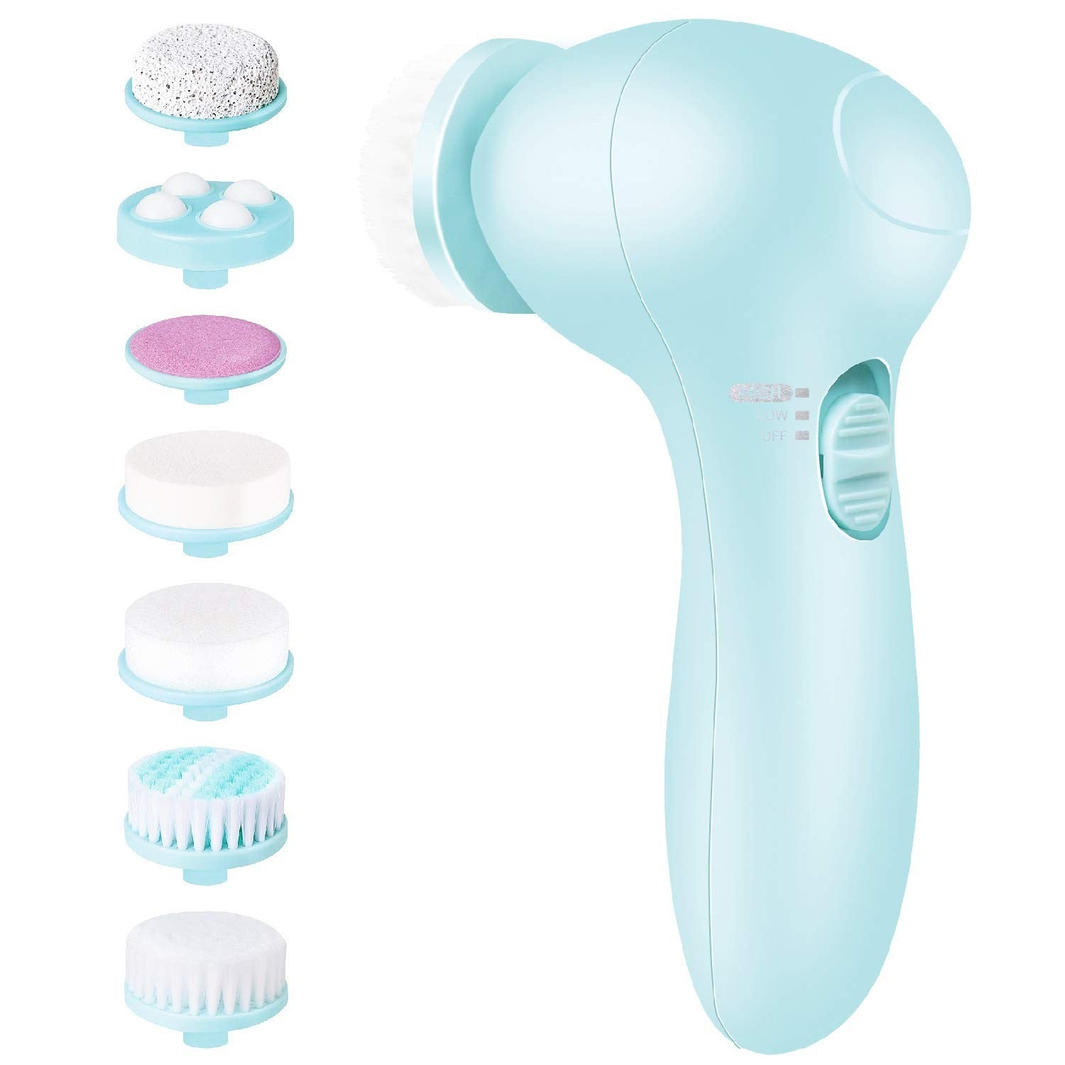 Electric Facial Cleansing Brush 7 IN 1 - Fabuday Face Skin Spin Brush