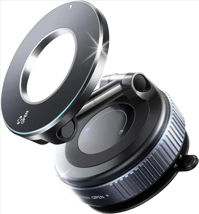 Vacuum Magnetic Phone Holder for Car,Suction Cup Car Phone Mount for Mag safe