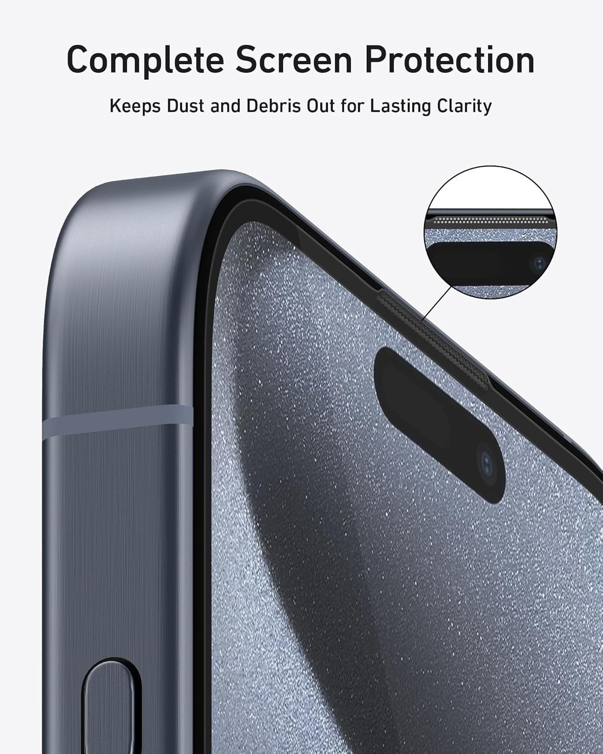 Anker 2-Pack Screen Protector for iPhone14 Pro Max, Bubble-Free Dust-Free iPho