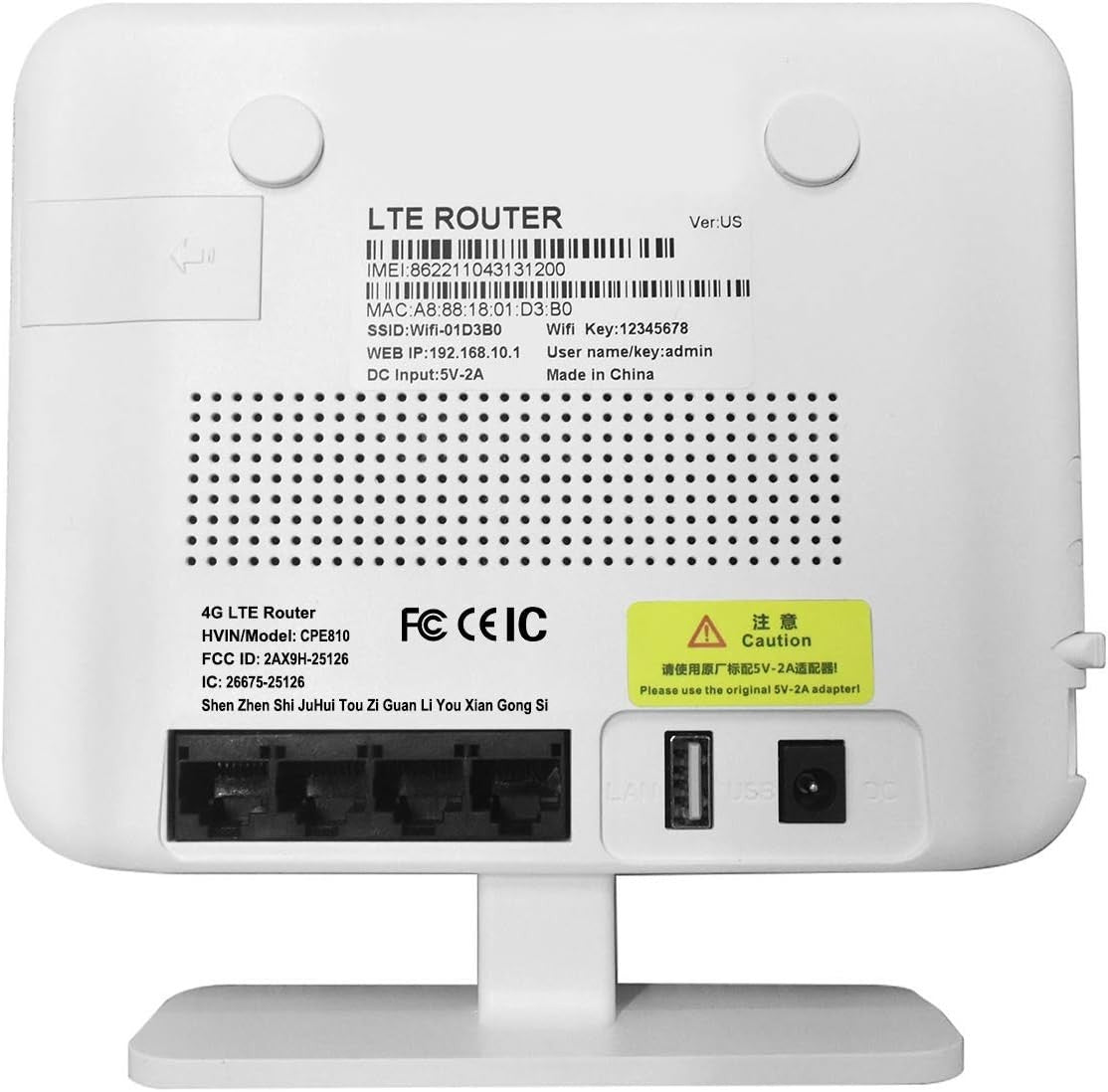 KuWFi 4G LTE Router with SIM Card Slot Unlocked Wireless 4G Router WiFi Hotspot