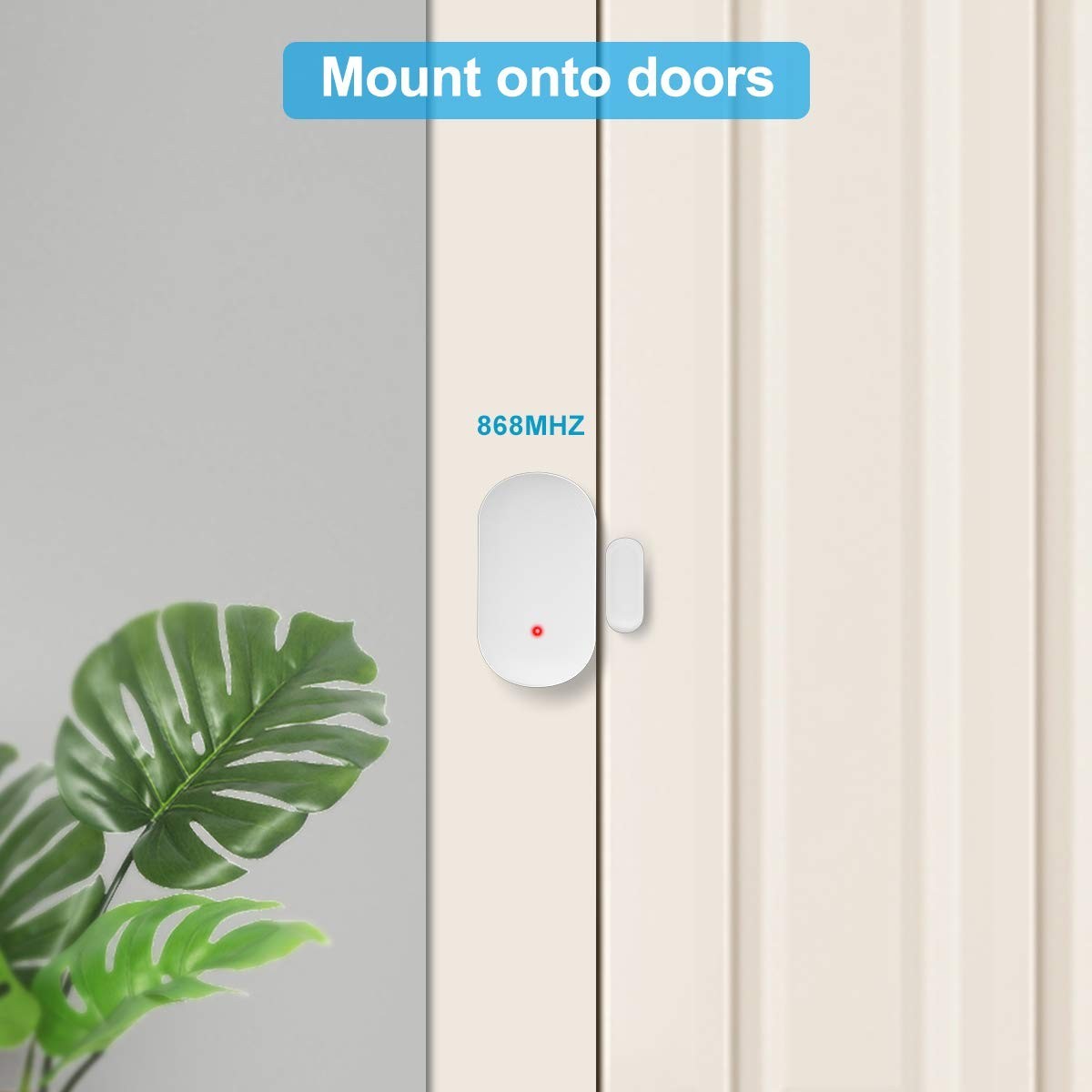 WiFi Security System Door Sensor Compatible Alexa Google Assistant