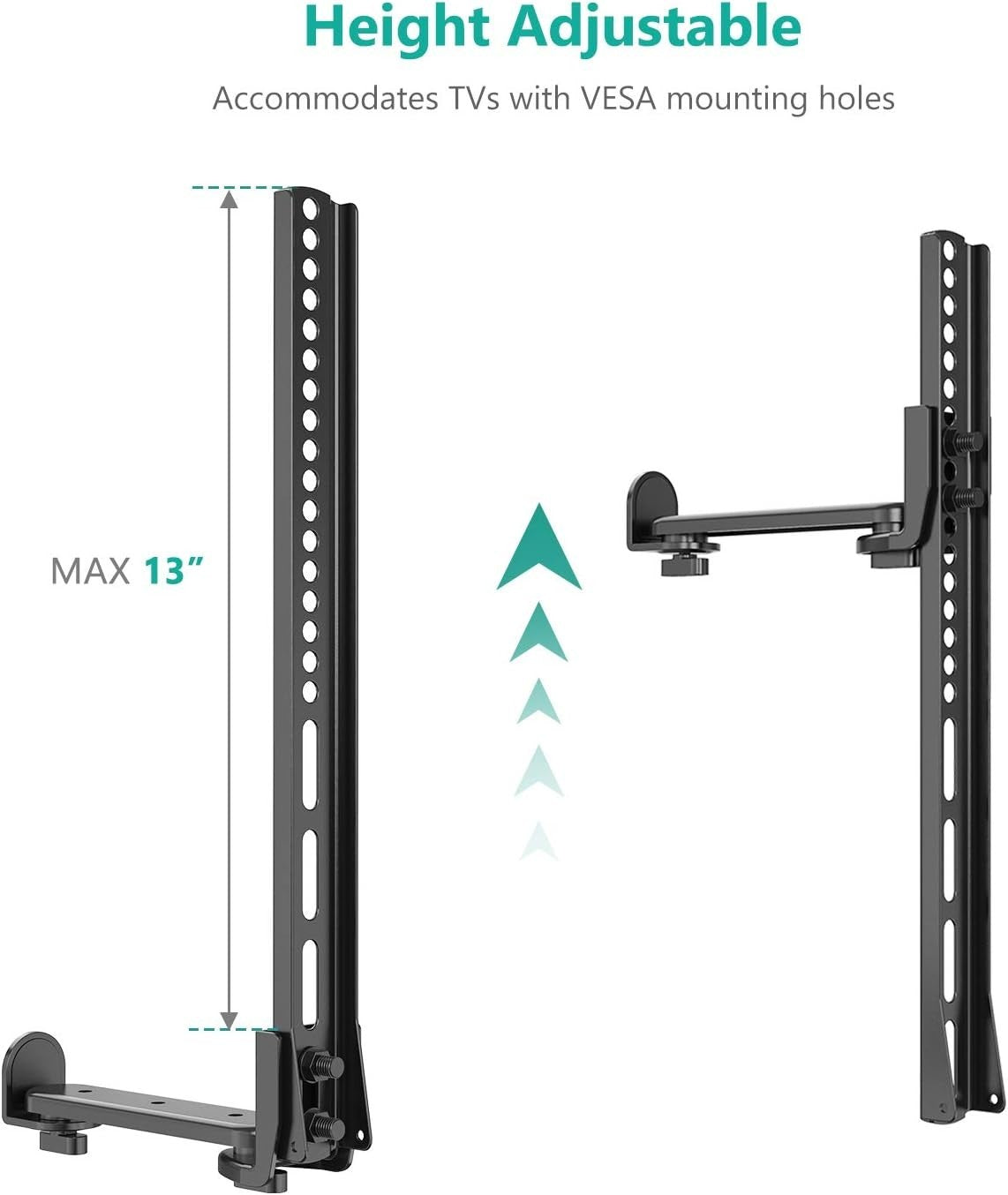 Universal Sound Bar Mount - Adjustable Holder for Samsung, Bose, Sonos,Lg,Vizio