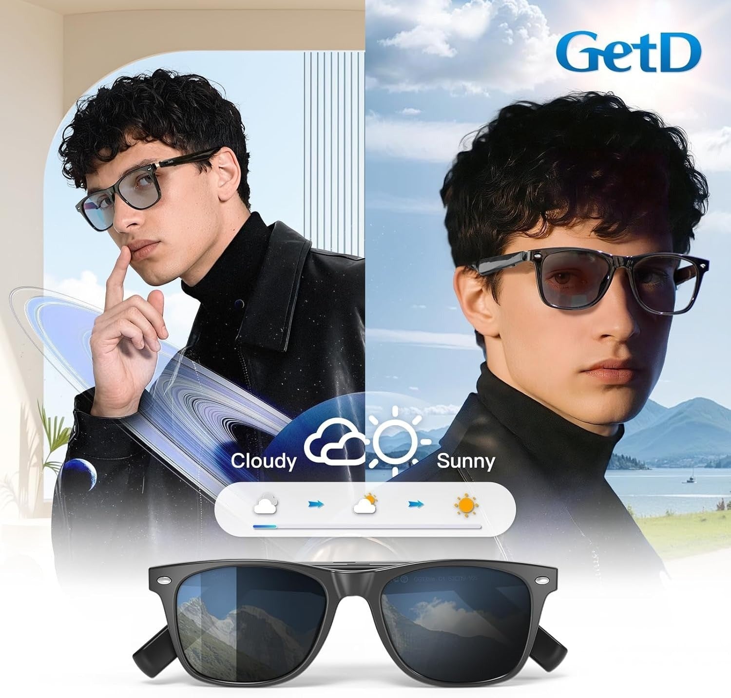 2026 AI Glasses for Men & Women, Smart Glasses Powered by ChatGPT, AI Real-time
