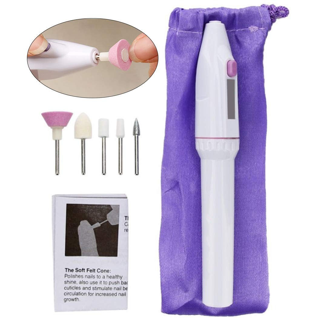 Nail Drill,Aniwon Portable Nail Drill File Kit for Acrylics, Professional Finger