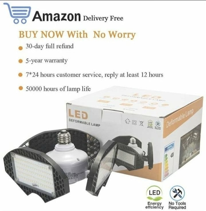 LED Garage Lights, Deformable LED Garage Ceiling
