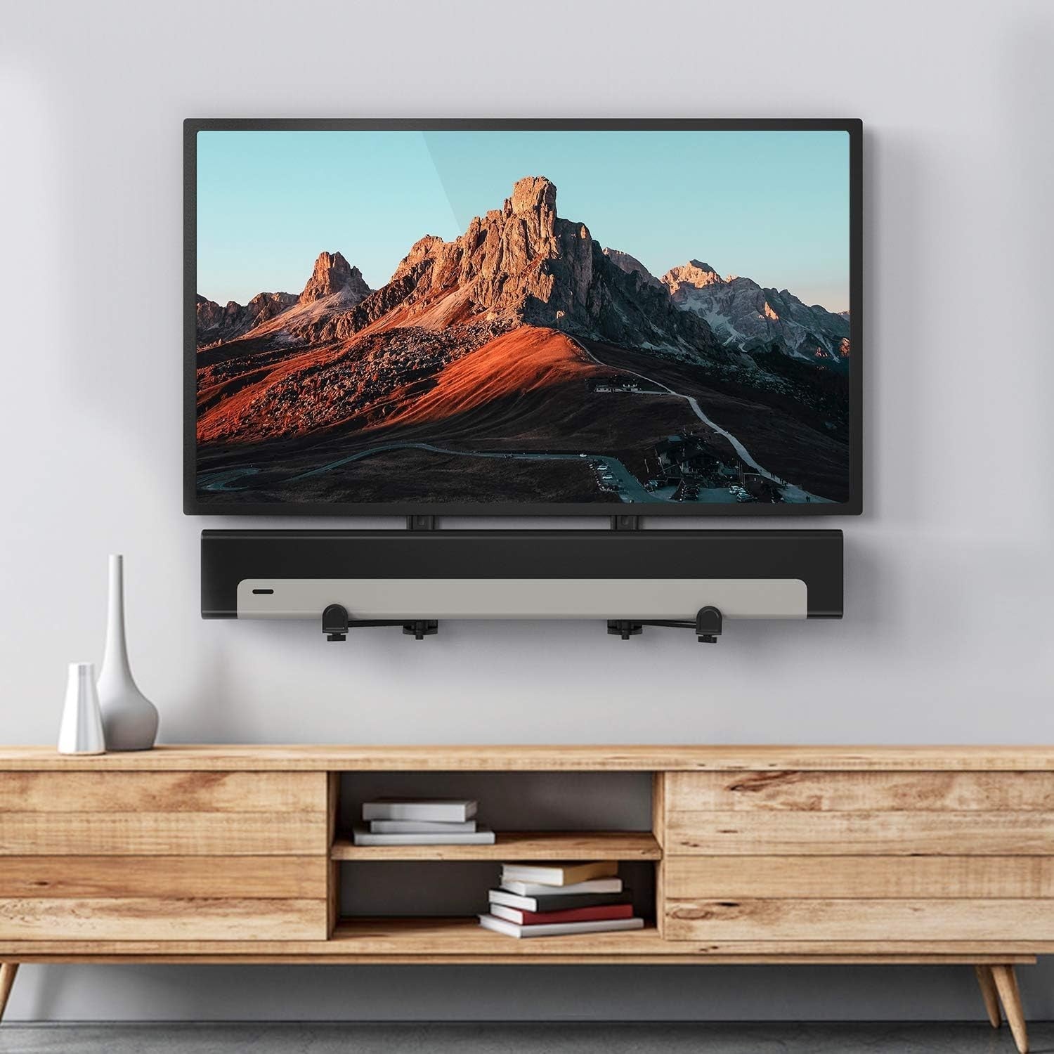 Universal Sound Bar Mount - Adjustable Holder for Samsung, Bose, Sonos,Lg,Vizio