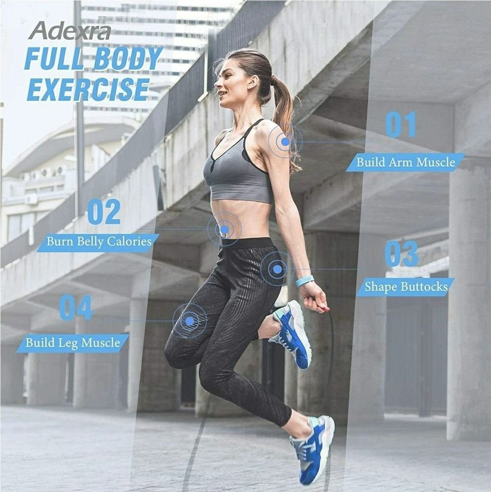 Jump Rope Tangle-Free with Ball Bearing Adjustable Skipping Rope for Women, Men