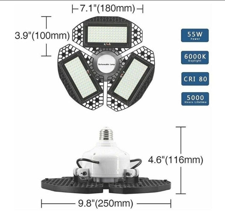 LED Garage Lights, Deformable LED Garage Ceiling