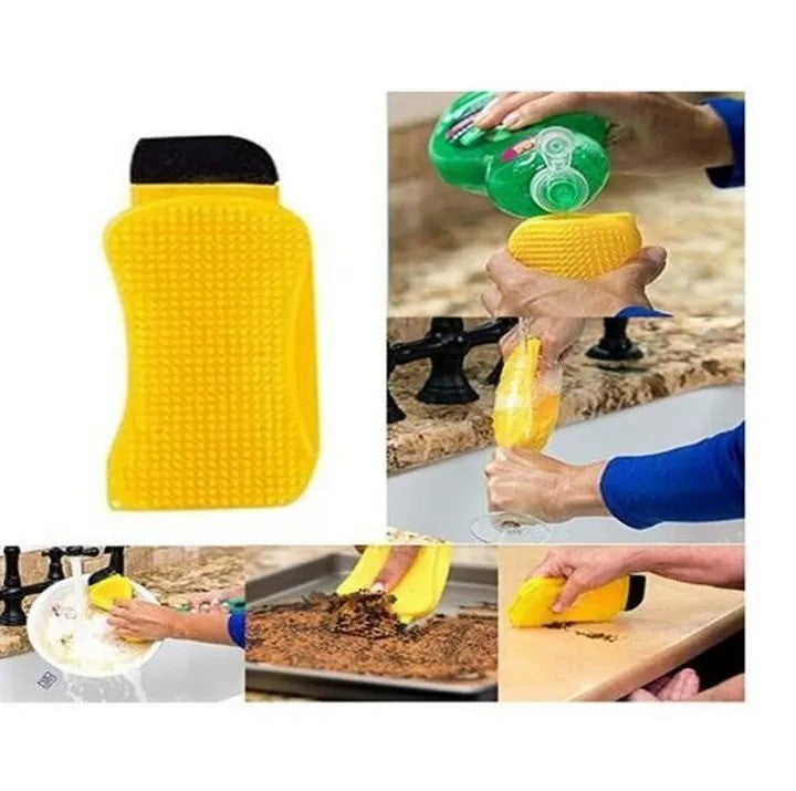 3 in 1 Silicone Cleaning Brush / Silicone Sponge Hero