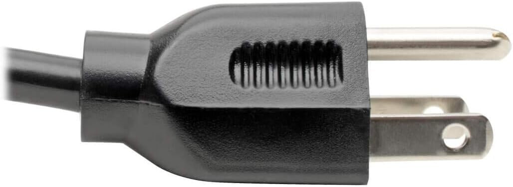 Standard Computer Power Cord 10A,18AWG (NEMA 5-15P to Left Angle IEC-320-C13) 6f
