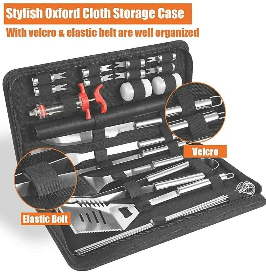 Grill Accessories BBQ Set Tools, 31 PCS Stainless Steel Grilling