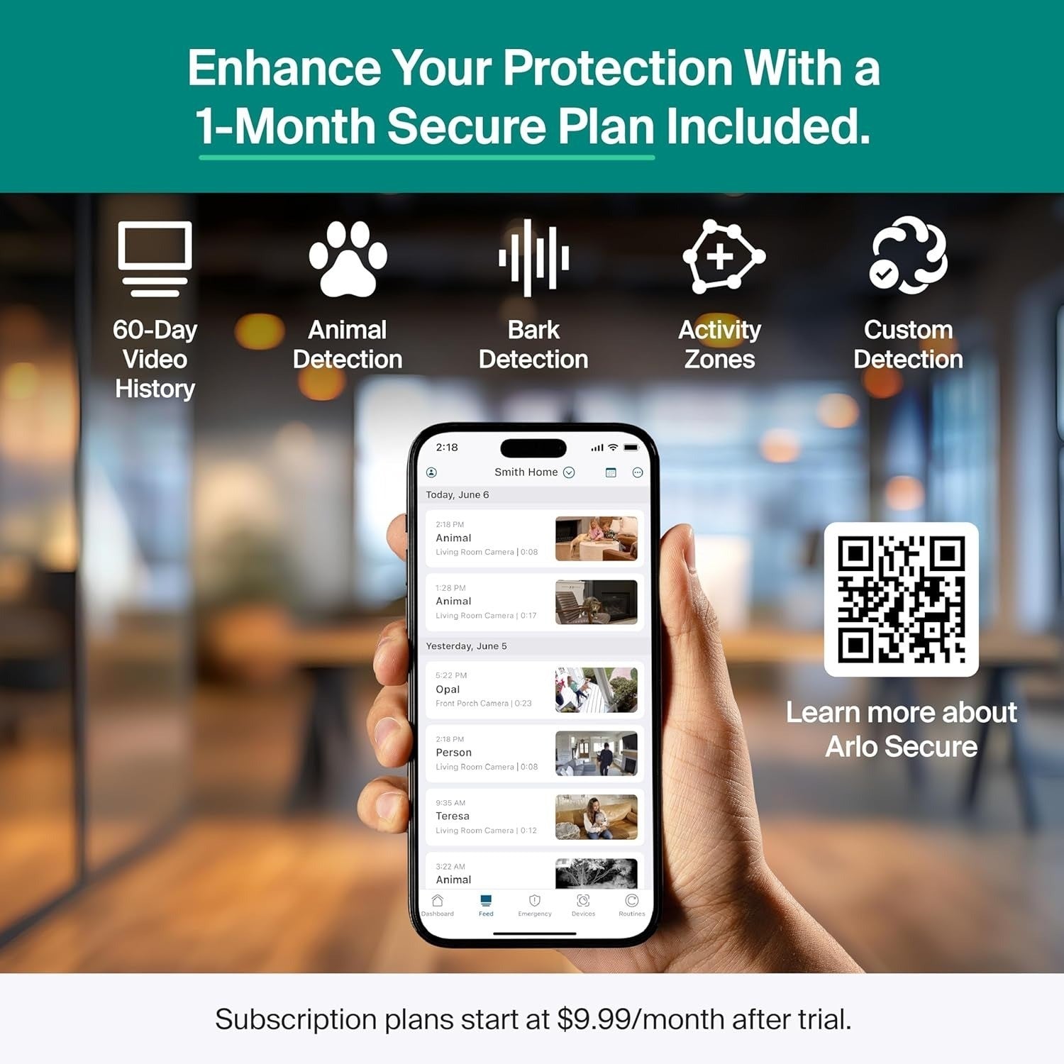 Arlo Essential Indoor Pan Tilt Security Camera 2K (2025 Release) - Wired Plug-in