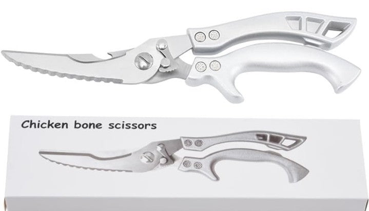 Duty Stainless Steel Kitchen Scissors – Professional Cooking & Poultry Shears