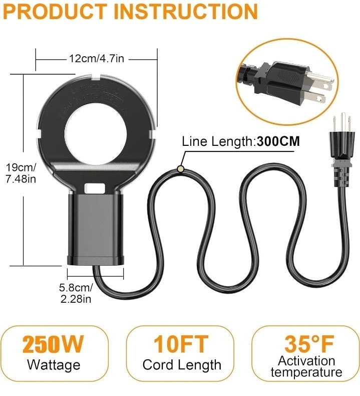 250Watt Utility De-Icer for Farm