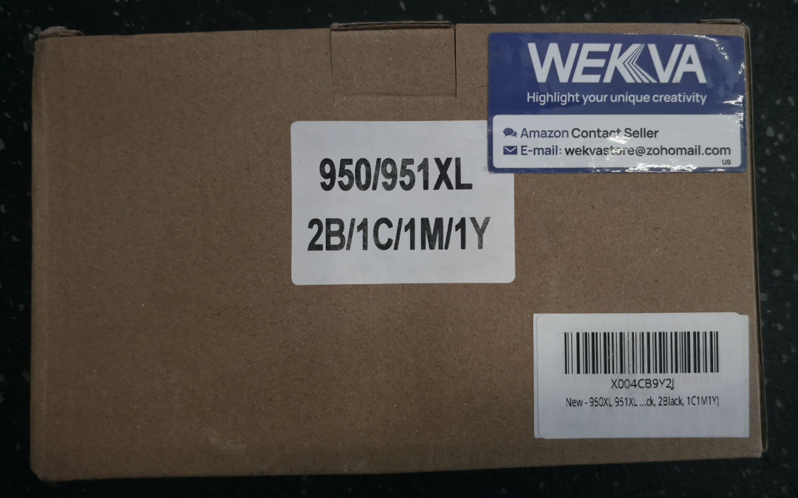 WEKVA 950XL 951XL Combo Pack Compatible Replacment for High Yield hp 950 951 Ink