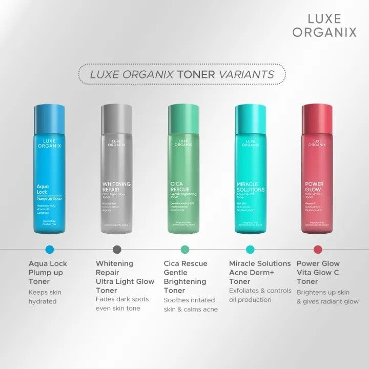 Luxe Organix Whitening Repair Essence Toner Niacinamide Licorice Extract 150ml