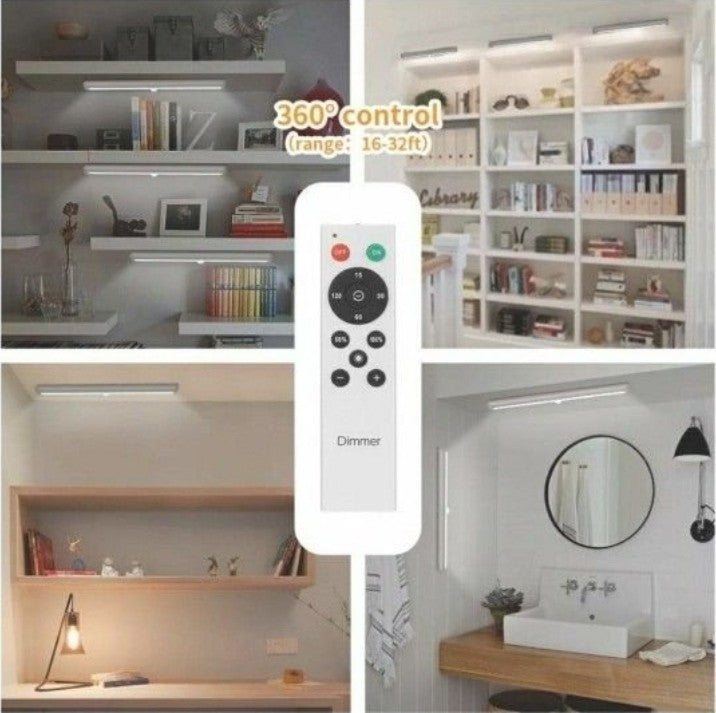 Remote Control Dimmable Cabinet Light, 10 LED Touch