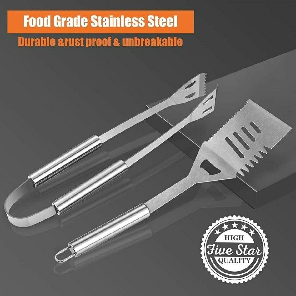 Grill Accessories BBQ Set Tools, 31 PCS Stainless Steel Grilling
