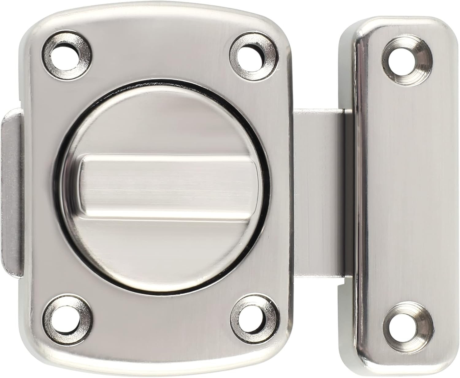 Alise Gate Latch Slide Bolt Latches Lock,Medium Size Safety Double Sided Rotate
