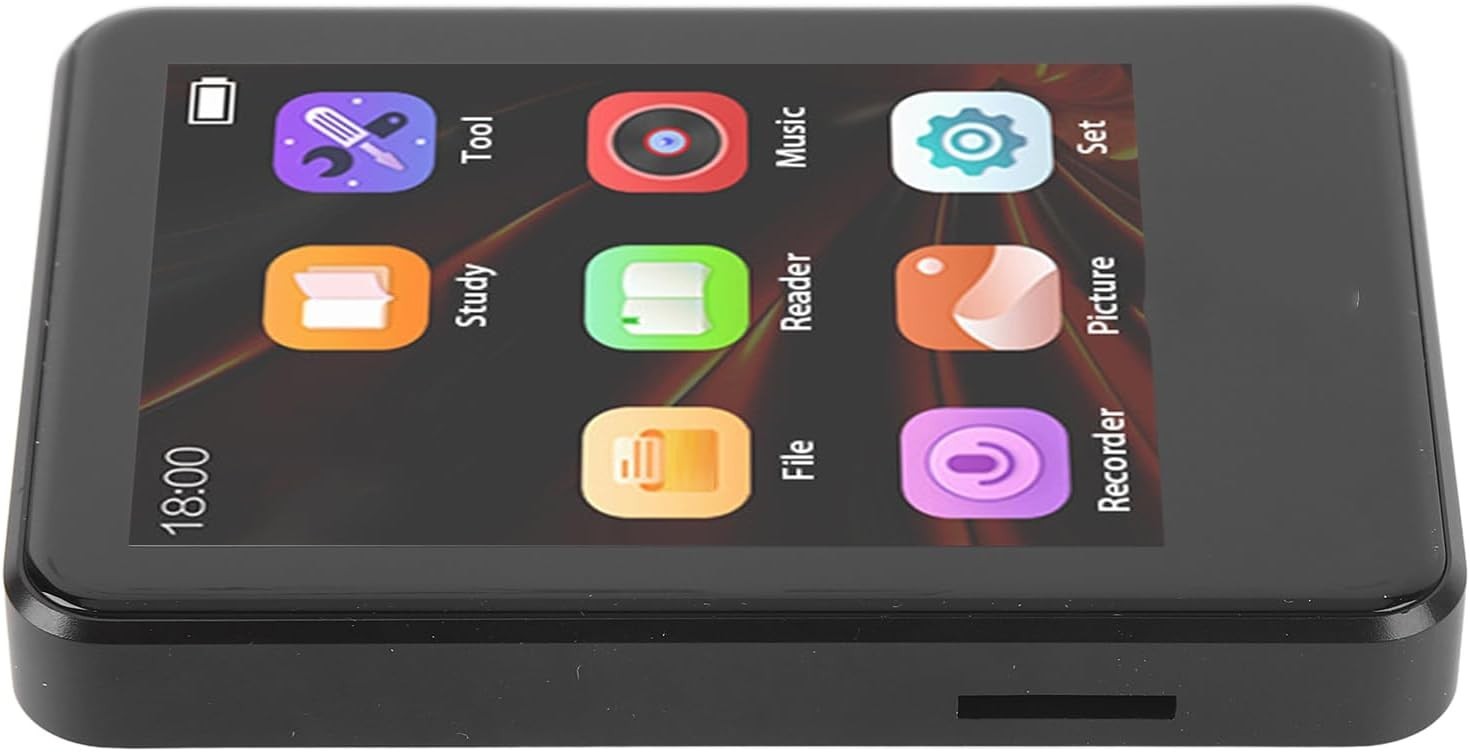 32GB MP3 Player with Bluetooth5.3, 2.8-Inch HD Full Touch Screen