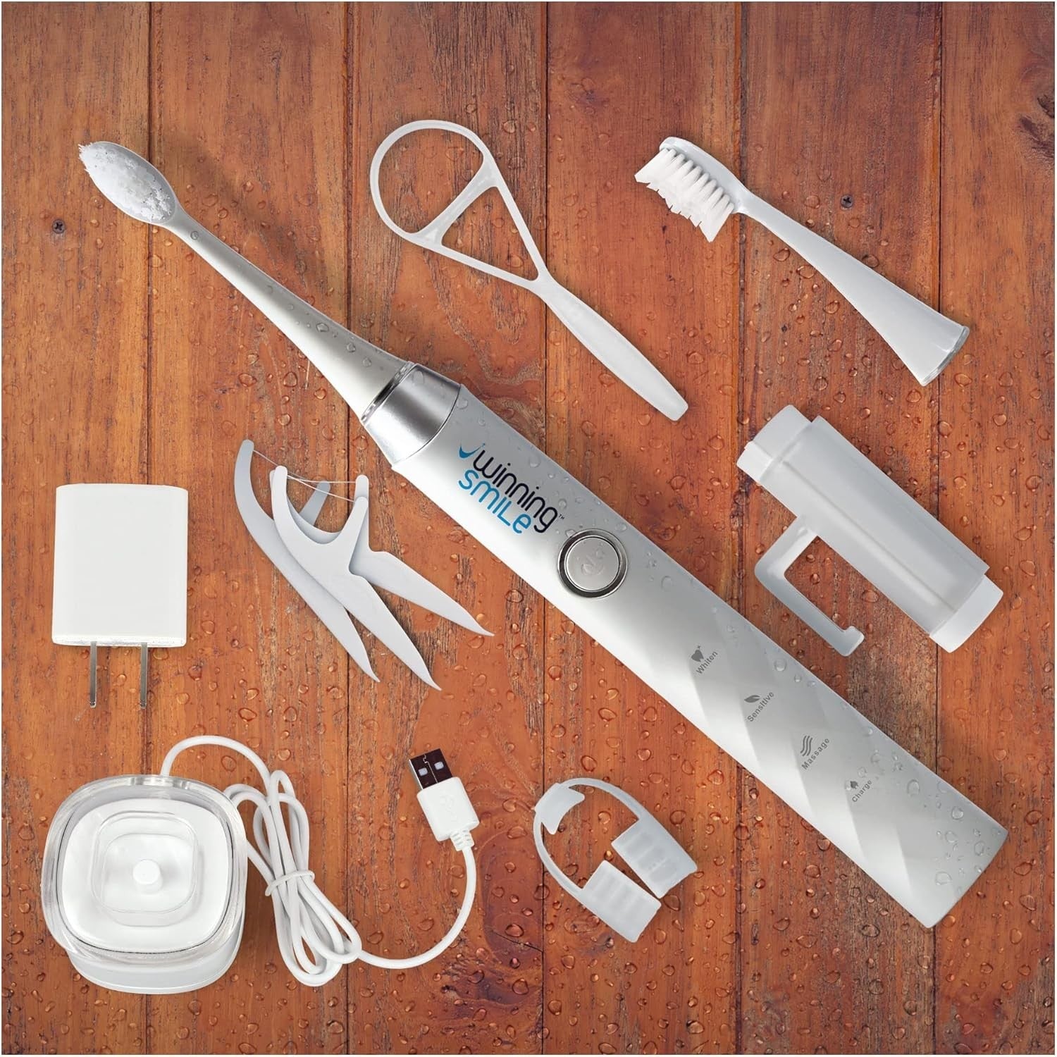 Winning Smile Electric Toothbrush Dental Kit for Adults - Best Sonic Power NEW