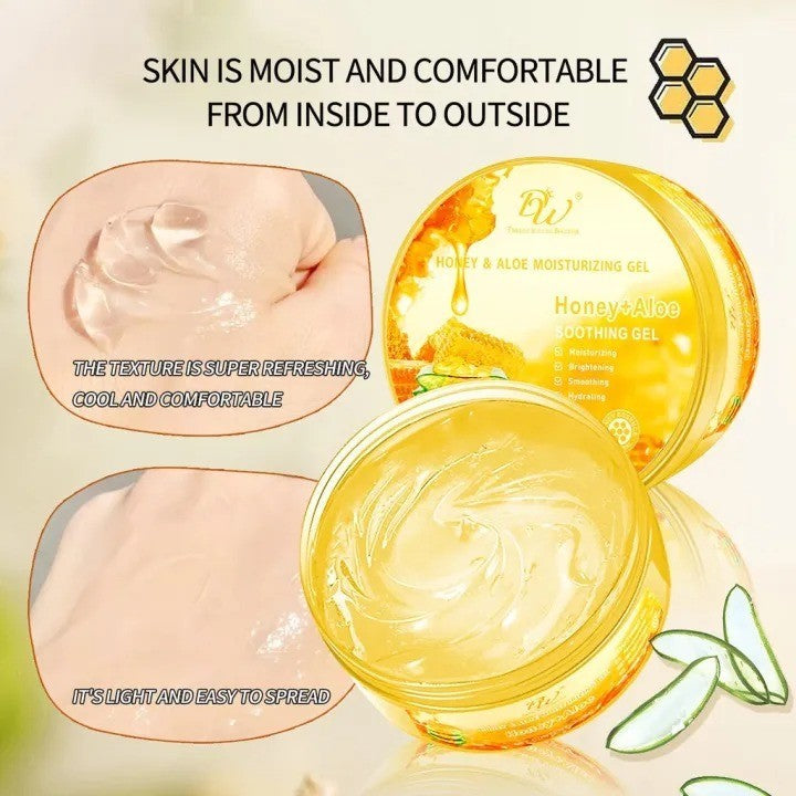 Honey & Aloe Vera Moisturizing Soothing Gel For All Skin 300ml