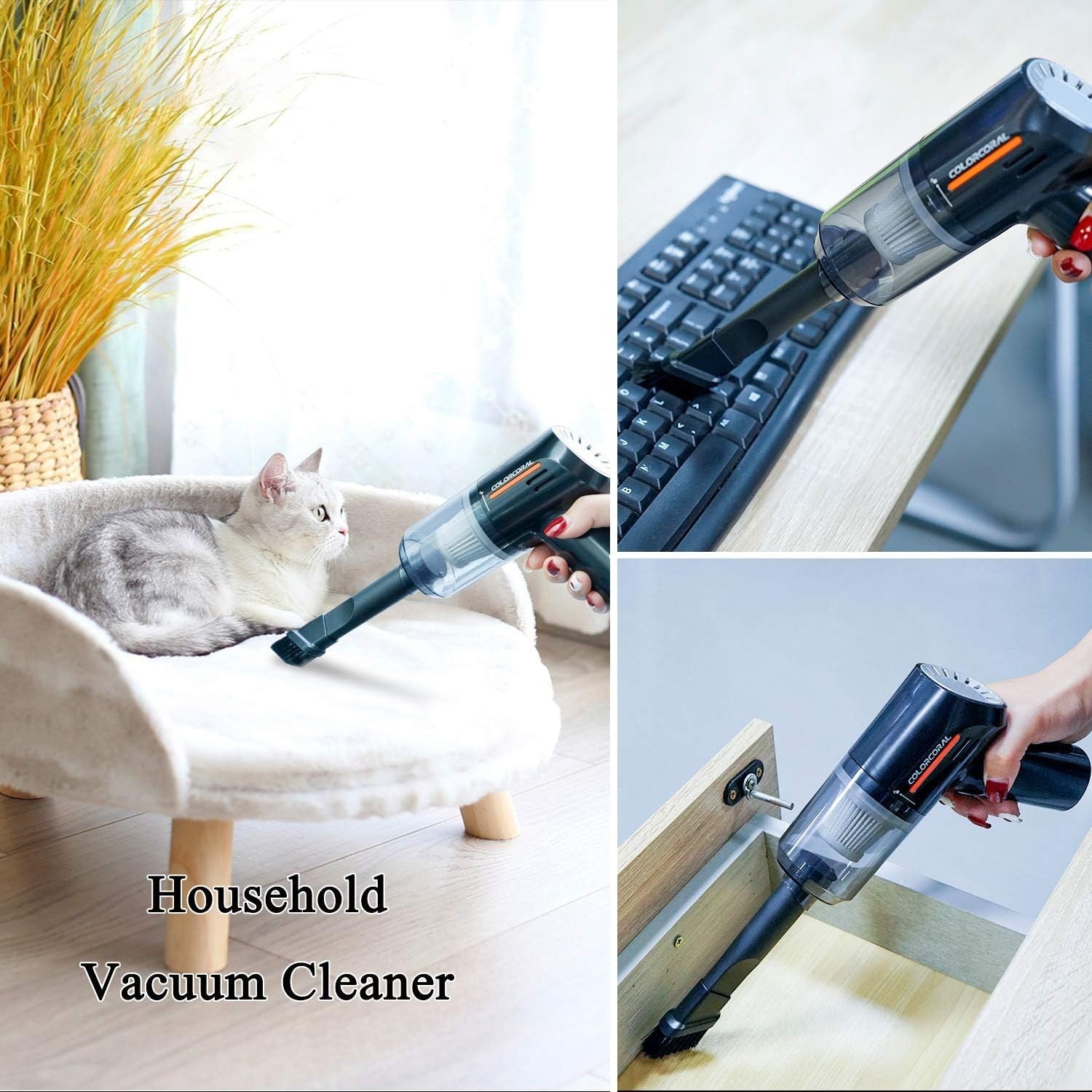 Vacuum Dust Cleaner Rechargeable Computer Vacuum Keyboard Cleaner for Keyboard