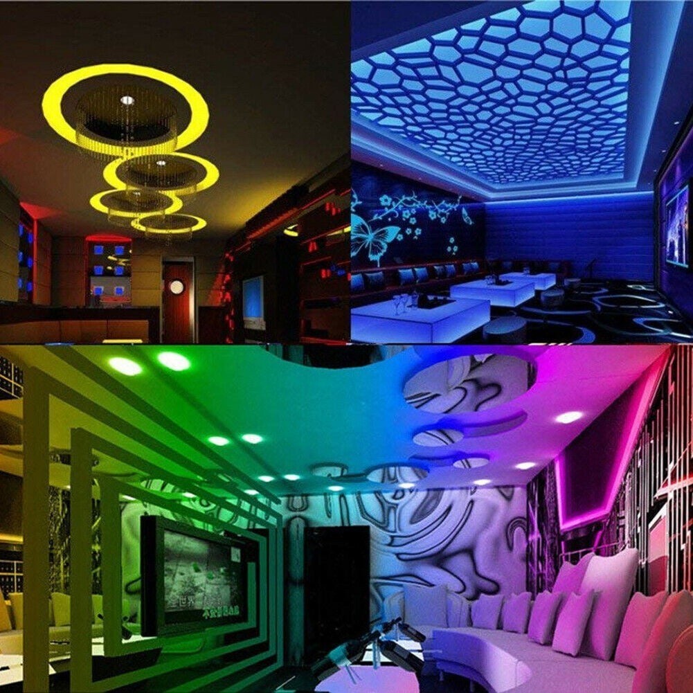 49.2FT/15M LED Strip Lights,Borllyem RGB LED Light Strip 5050SMD RGB LED Strip