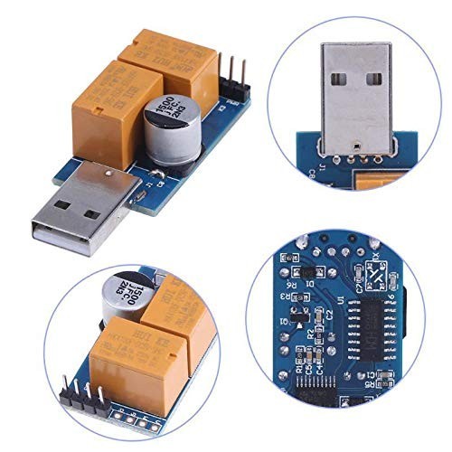 Double Relay USB Watchdog Card - Unattended Automatic Restart -Blue Screen Crash