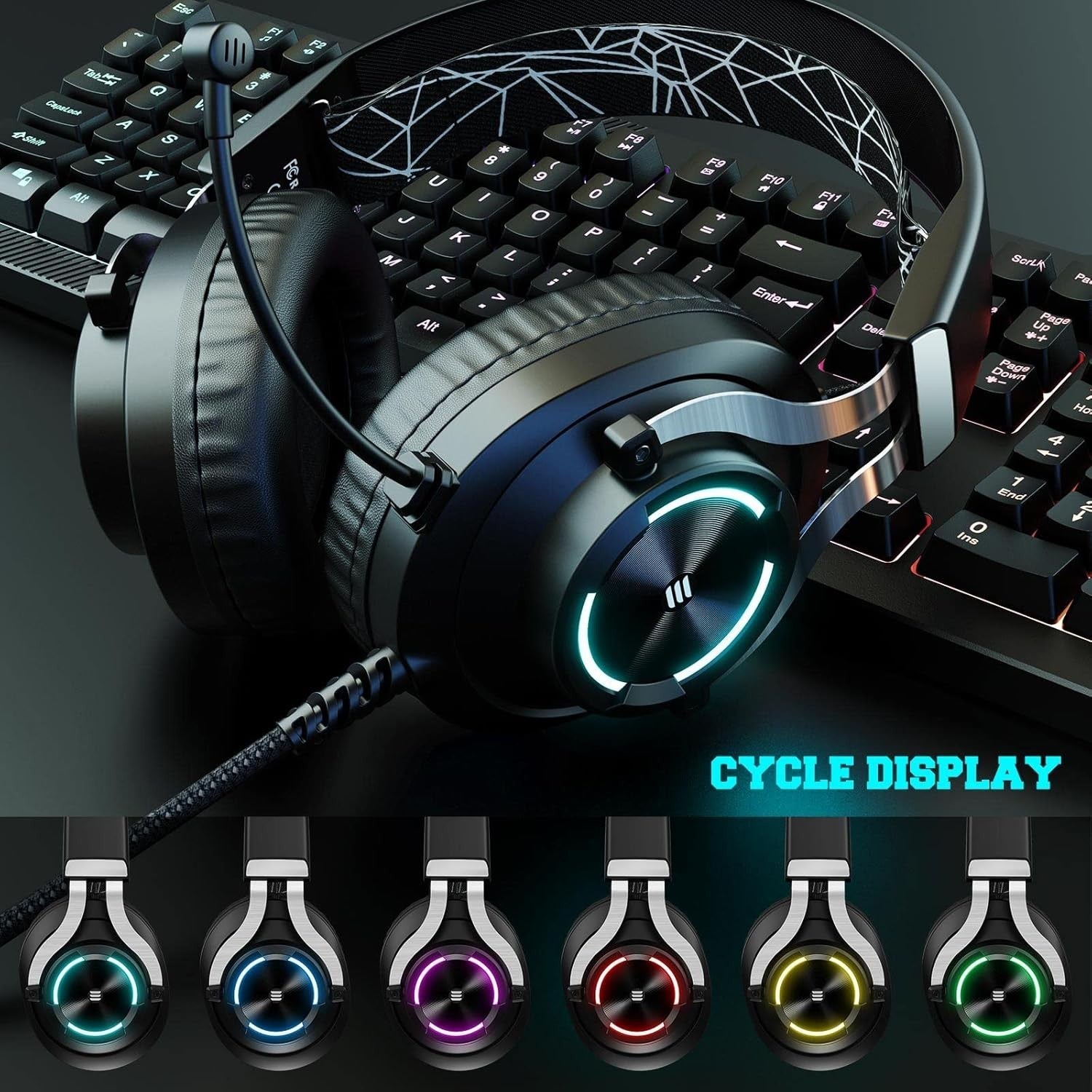 EKSA E3000 Gaming Headset PC MAC iOS ANDROID PS XBOX NINTENDO