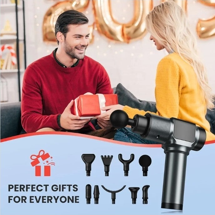 JQX Massage Gun, Deep Tissue Massager Gun for Pain Relief, Percussion Muscle ...