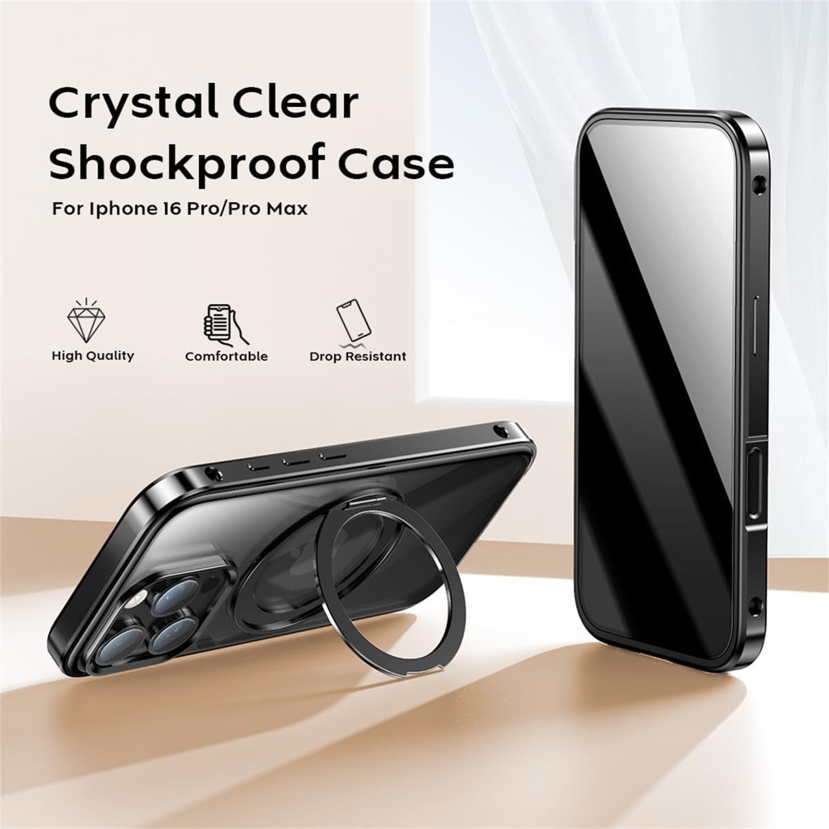 JIAONASHIJIA Compatible with MagSafe IPHONE16 Pro Max Case, Military-Grade