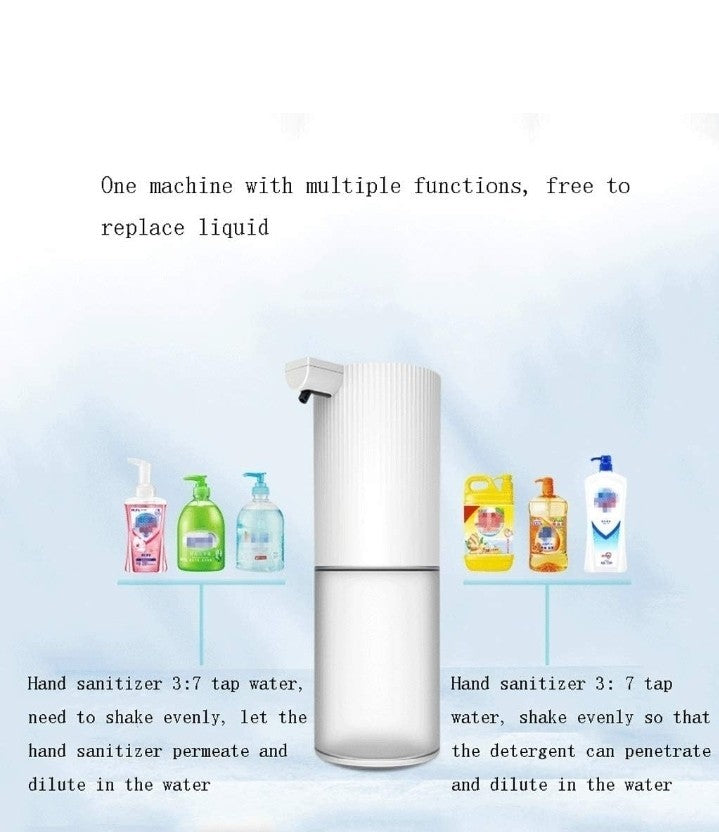 Automatic Soap Dispenser, White Soap Pump Non-Contact Automatic Soap Bottle Easy