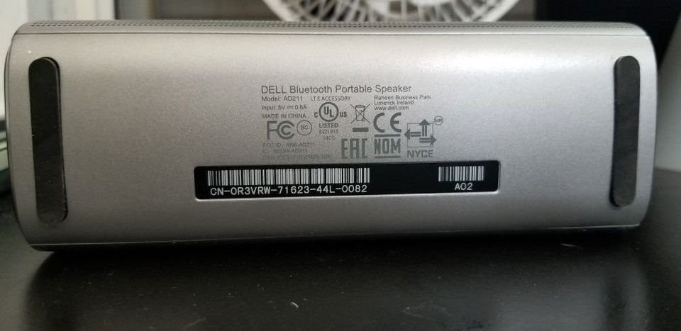 DELL Portable Bluetooth Speaker Gray