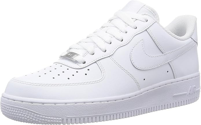 Nike Air Force 1 '07 Low Mens Basketball Shoes (8.5 Medium, White)