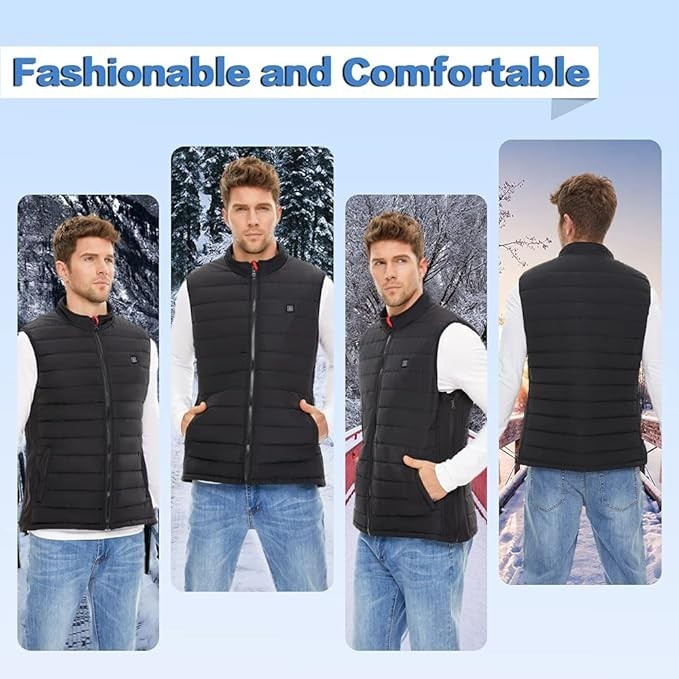 Heated Vest for Men and Women with Battery Pack Rechargeable Heated vests