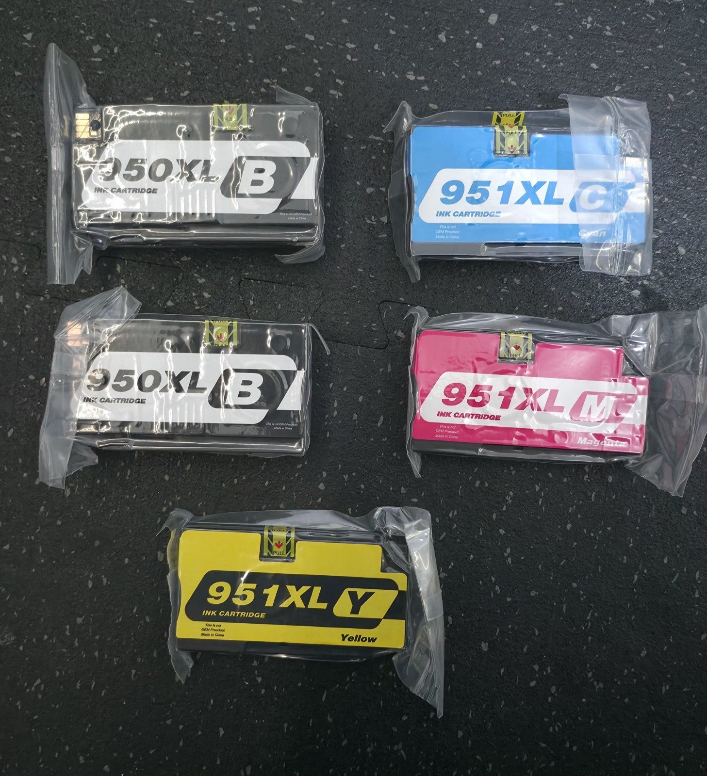 WEKVA 950XL 951XL Combo Pack Compatible Replacment for High Yield hp 950 951 Ink