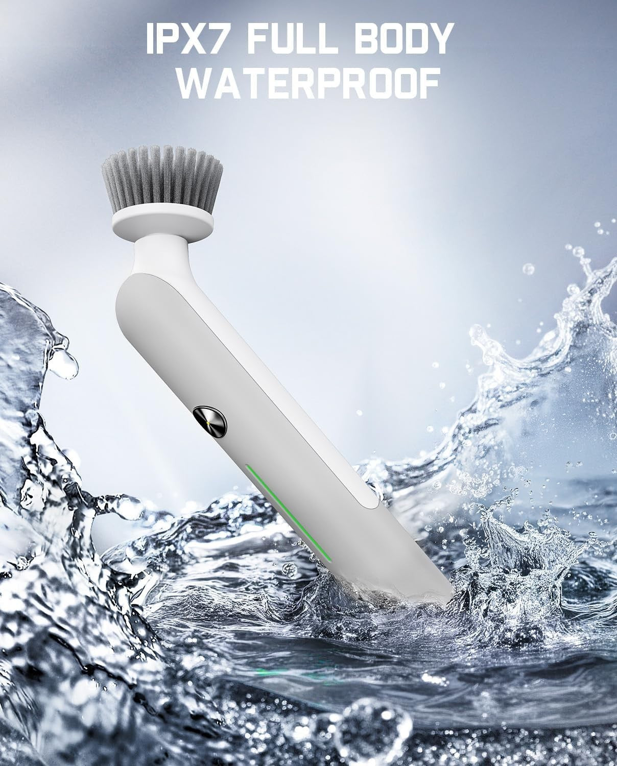 Fanttik G9 Nano Cordless Spin Scrubber with NeoPulse Motor, IPX7 Waterproof Grou
