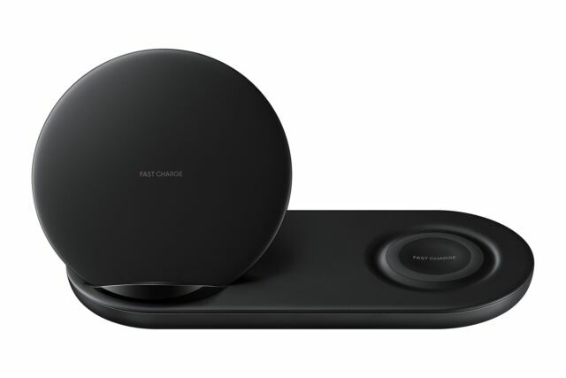 Samsung Wireless Charger Duo Fast Charge Stand & Pad EP-N6100T Universally Black