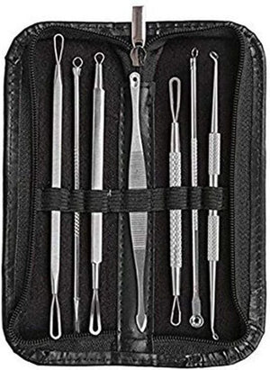Blackhead Remover Pimple Comedone Extractor Tool Best Acne Removal Kit with Case