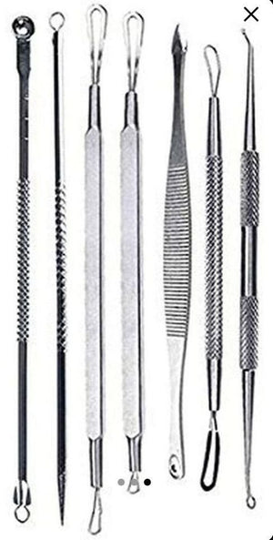 Blackhead Remover Pimple Comedone Extractor Tool Best Acne Removal Kit with Case