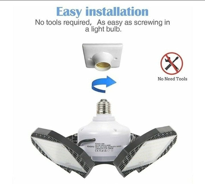 LED Garage Lights, Deformable LED Garage Ceiling