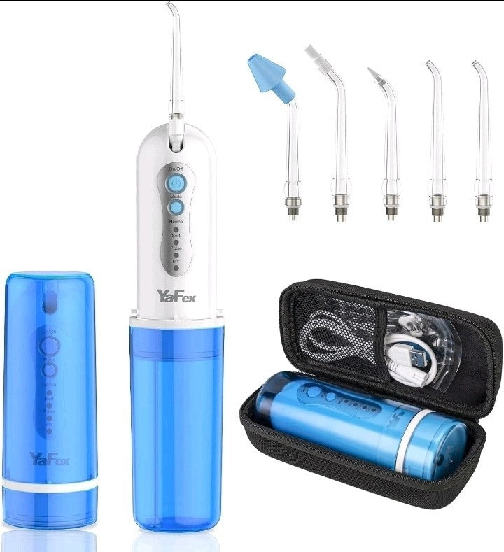 Rechargeable Oral Irrigator: Waterproof Teeth Flosser with Customizable Pressure