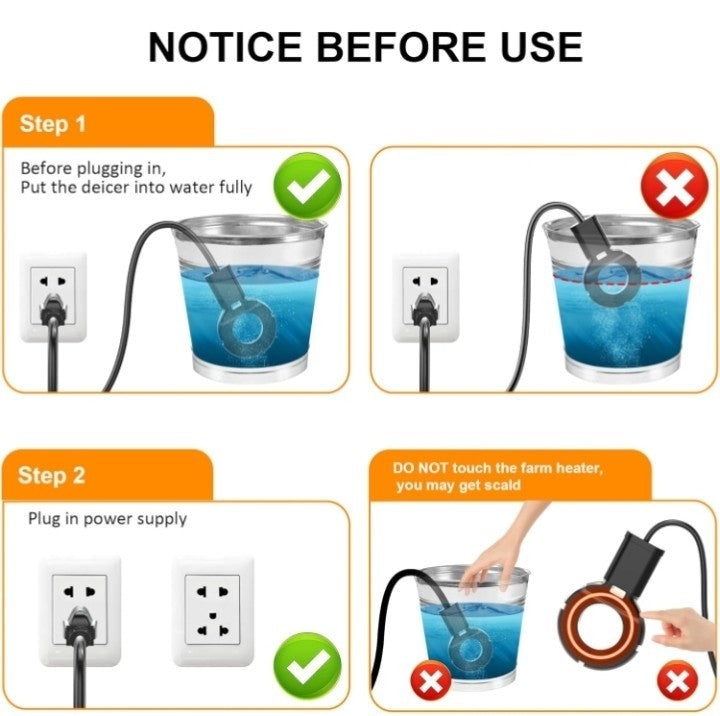 250Watt Utility De-Icer for Farm