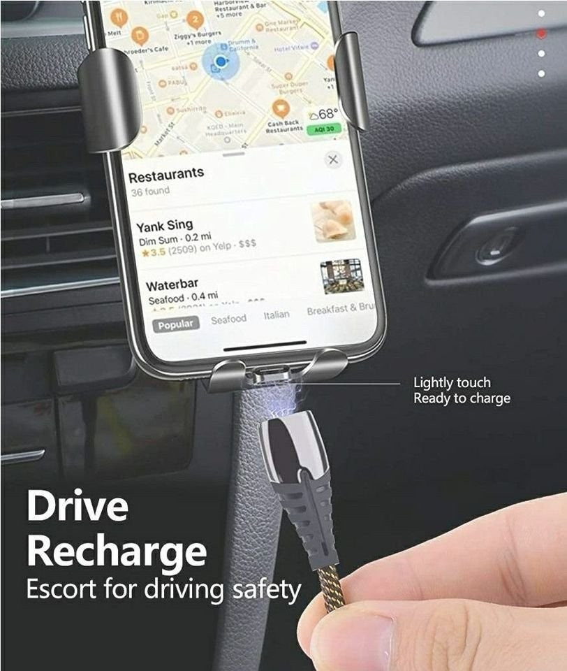 Magnetic iPhone Charging Cable 2Pack 6ft Charger Cord