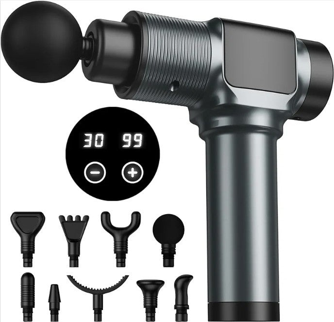 JQX Massage Gun, Deep Tissue Massager Gun for Pain Relief, Percussion Muscle ...