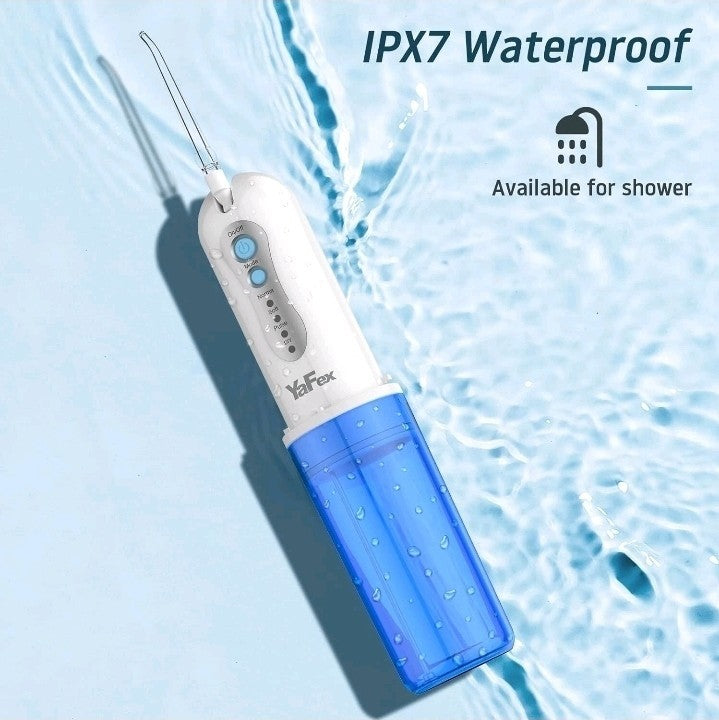 Rechargeable Oral Irrigator: Waterproof Teeth Flosser with Customizable Pressure