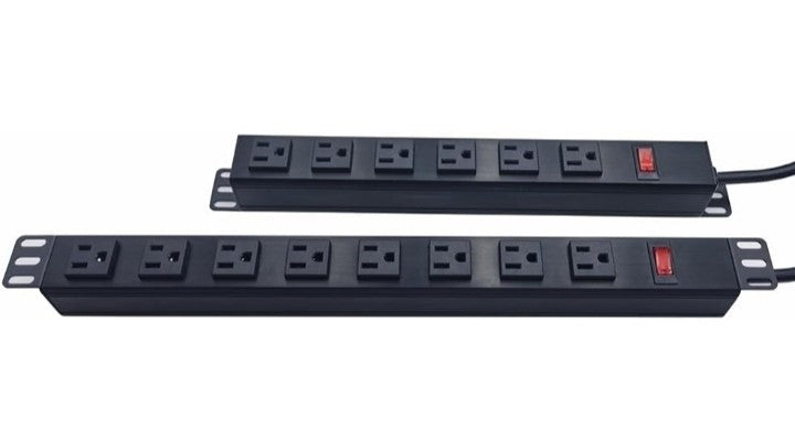 8 bit 15P Brushed Aluminum Alloy Process 14AGW 9 ft Cable 1U Rack Mounted